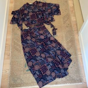 By Together Wrap top and matching wrap skirt